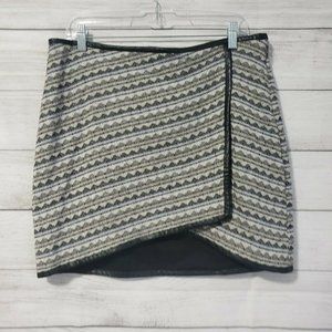 6/$30 Chelsea & Violet Large Nwt Black Grey Blue Pencil Skirt